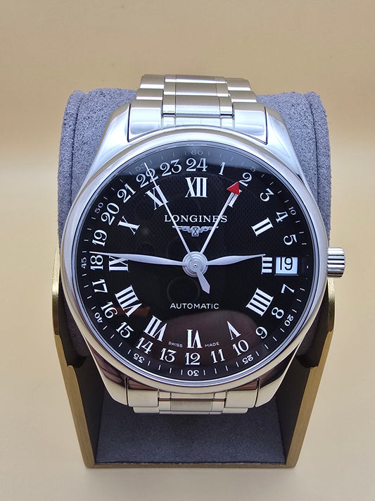 Longines Master Collection GMT 42mm cutie mahon/supracutie REZERVAT
