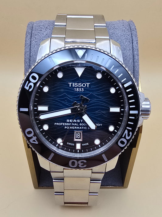 Tissot Seastar 2000 Ceramic 600m Powermatic80 46mm cutie/acte