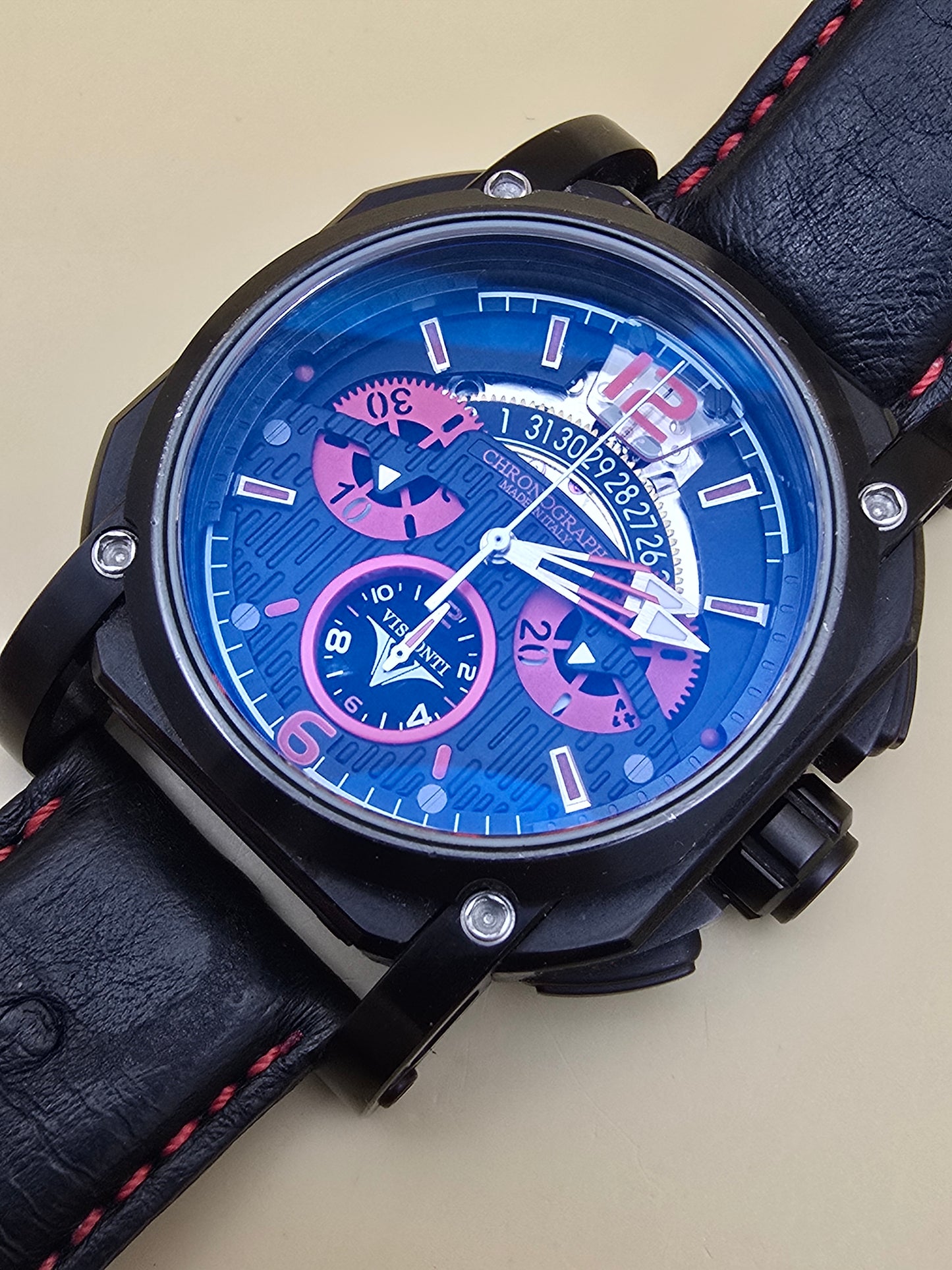 Visconti 2Squared Cronograph Automatic Monza 25 Anniversario 42mm full set