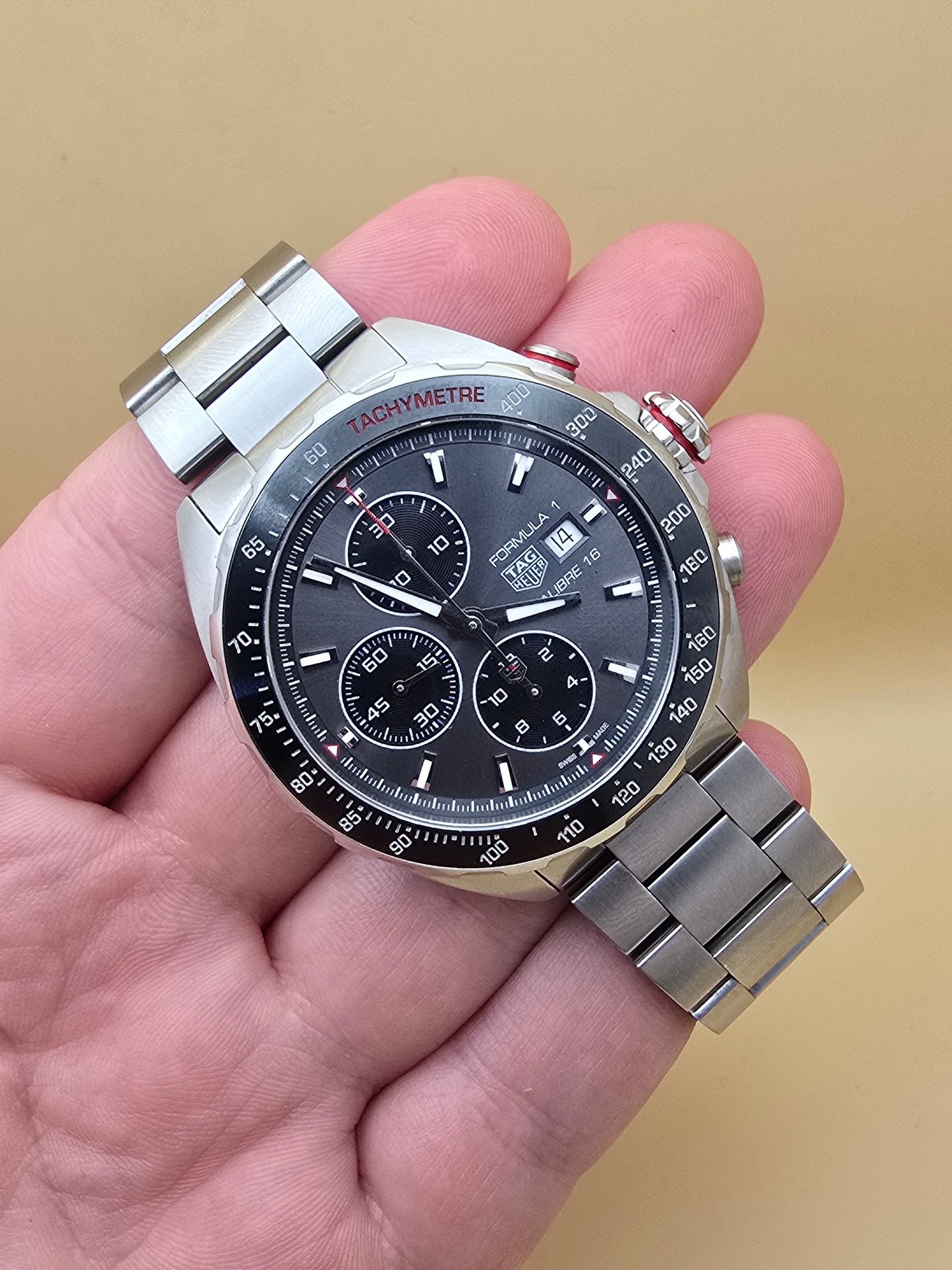 TAG Heuer Formula 1 Cronograph Automatic 44mm generație nouă cutie/supracutie/cărți