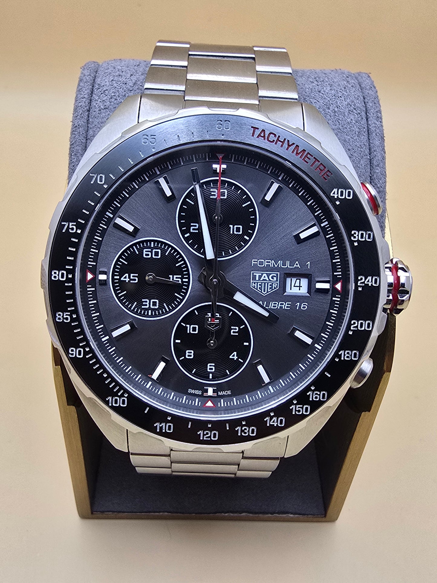 TAG Heuer Formula 1 Cronograph Automatic 44mm generație nouă cutie/supracutie/cărți