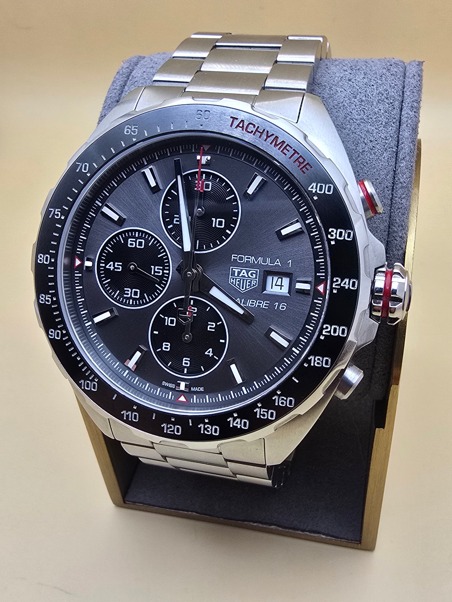 TAG Heuer Formula 1 Cronograph Automatic 44mm generație nouă cutie/supracutie/cărți