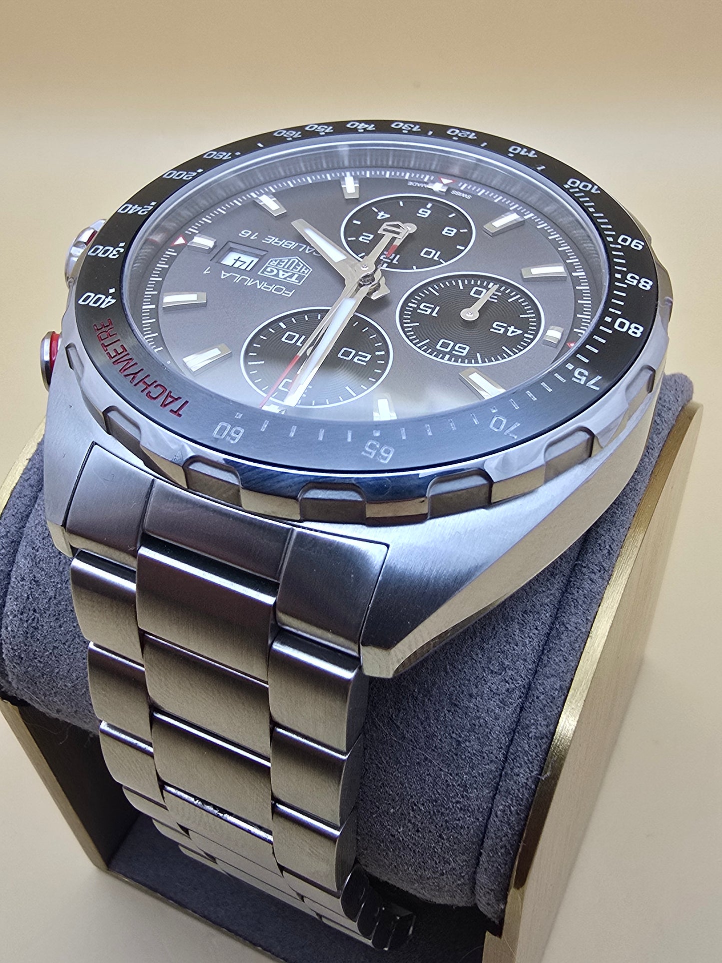 TAG Heuer Formula 1 Cronograph Automatic 44mm generație nouă cutie/supracutie/cărți