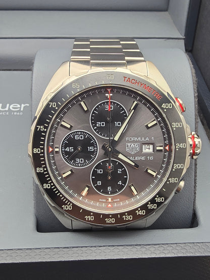 TAG Heuer Formula 1 Cronograph Automatic 44mm generație nouă cutie/supracutie/cărți