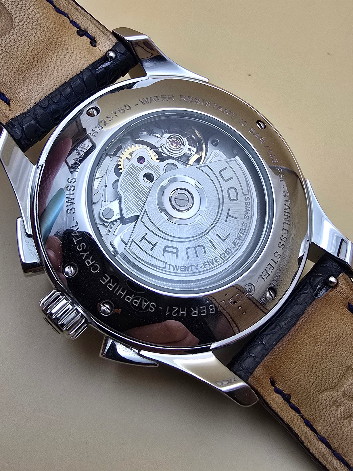 Hamilton Jazzmaster Maestro Auto Chrono Blue 41mm full set