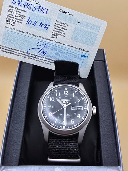 Seiko 5 Sports Field 39.3mm 11.2025 full set
