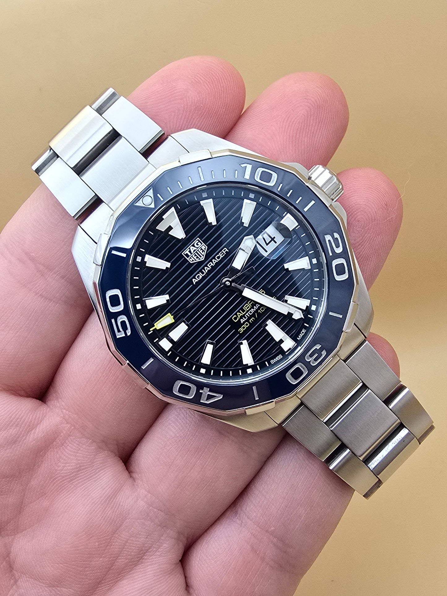 TAG Heuer Blue Aquaracer ceramic full set