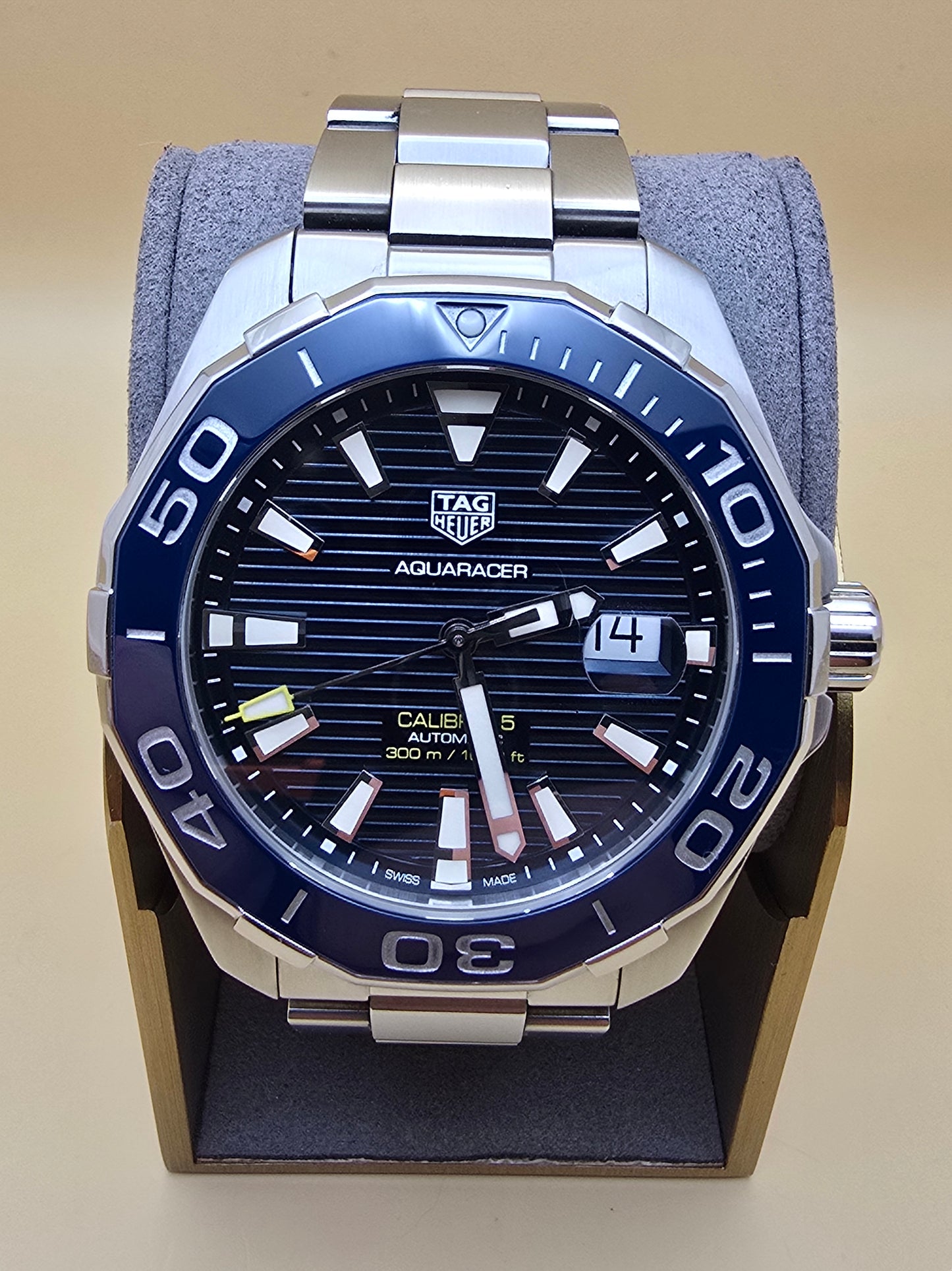TAG Heuer Blue Aquaracer ceramic full set