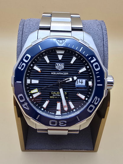 TAG Heuer Blue Aquaracer ceramic full set