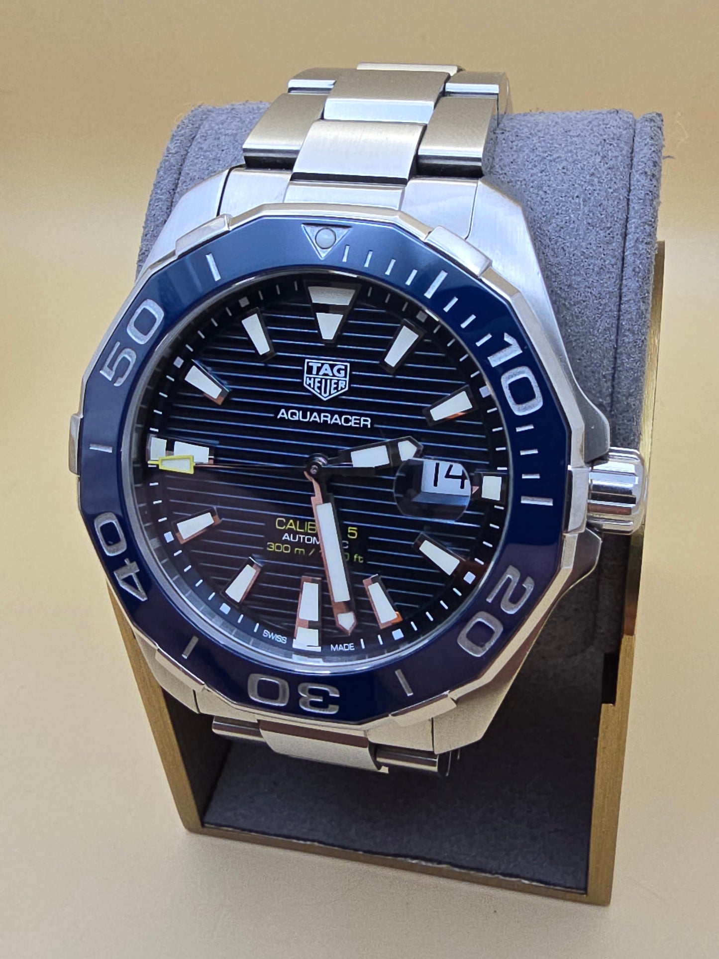 TAG Heuer Blue Aquaracer ceramic full set