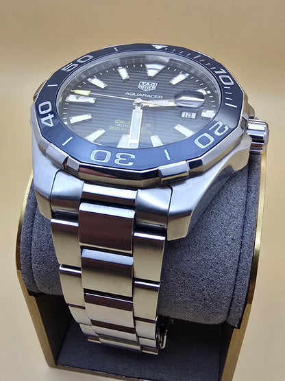 TAG Heuer Blue Aquaracer ceramic full set