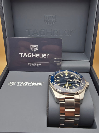 TAG Heuer Blue Aquaracer ceramic full set