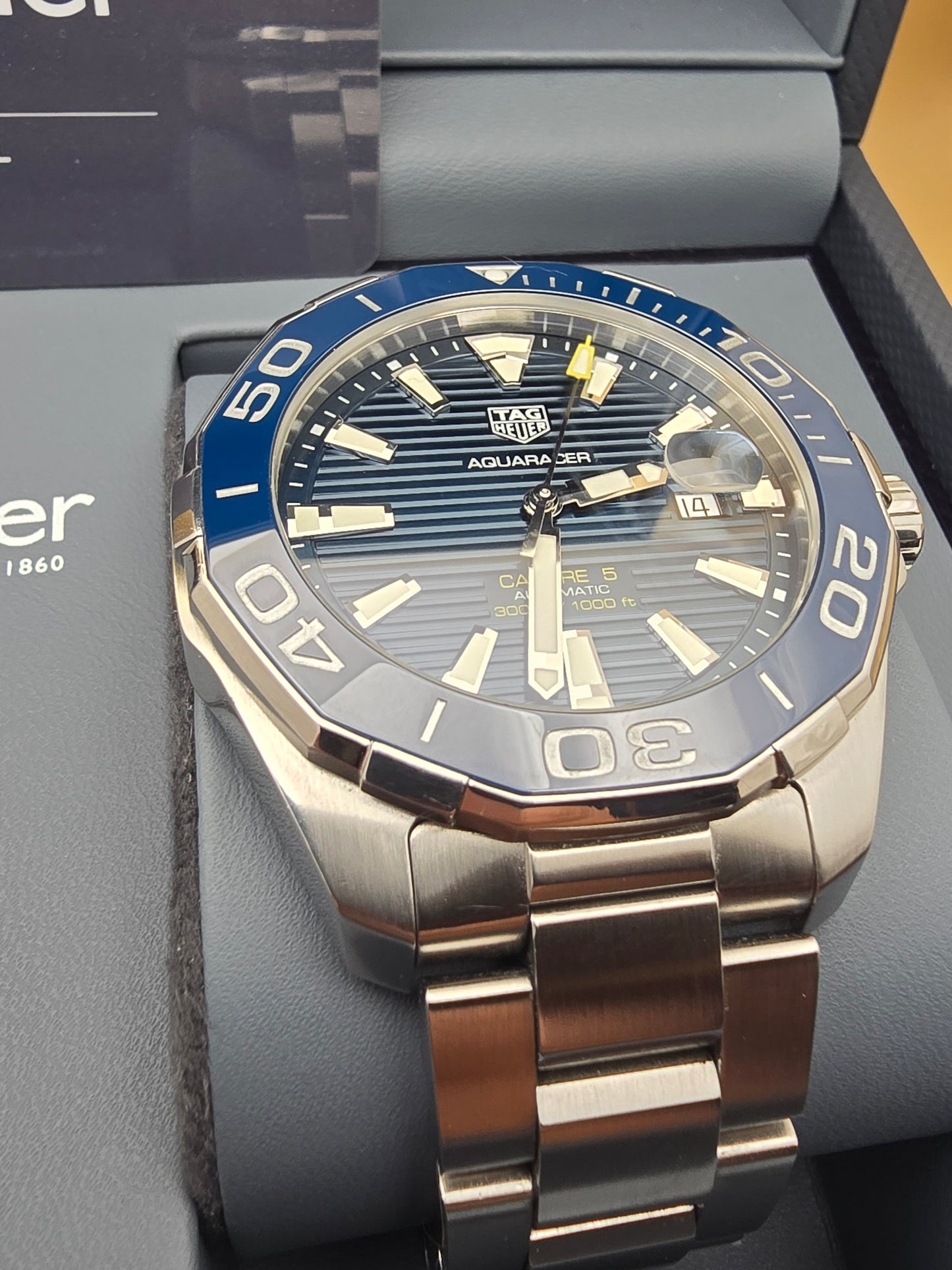 TAG Heuer Blue Aquaracer ceramic full set