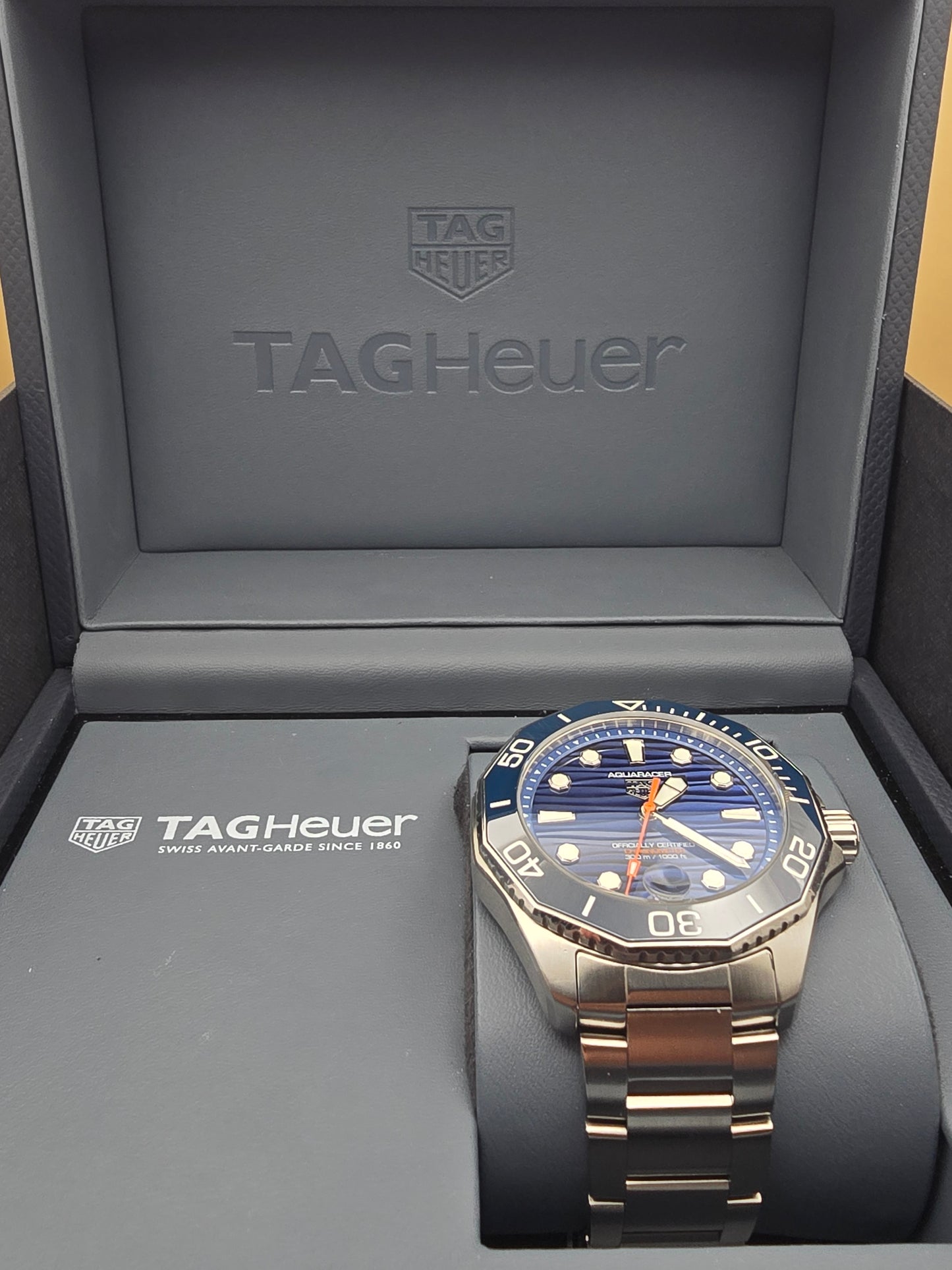 TAG HEUER  Blue Aquaracer COSC TH31-00 cutie/supracutie