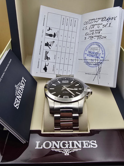 Longines Conquest 44mm L888 2024 cutie/supracutie/acte REZERVAT