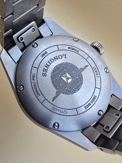 Longines Spirit Titanium 40mm  full set 2025 + extra curele
