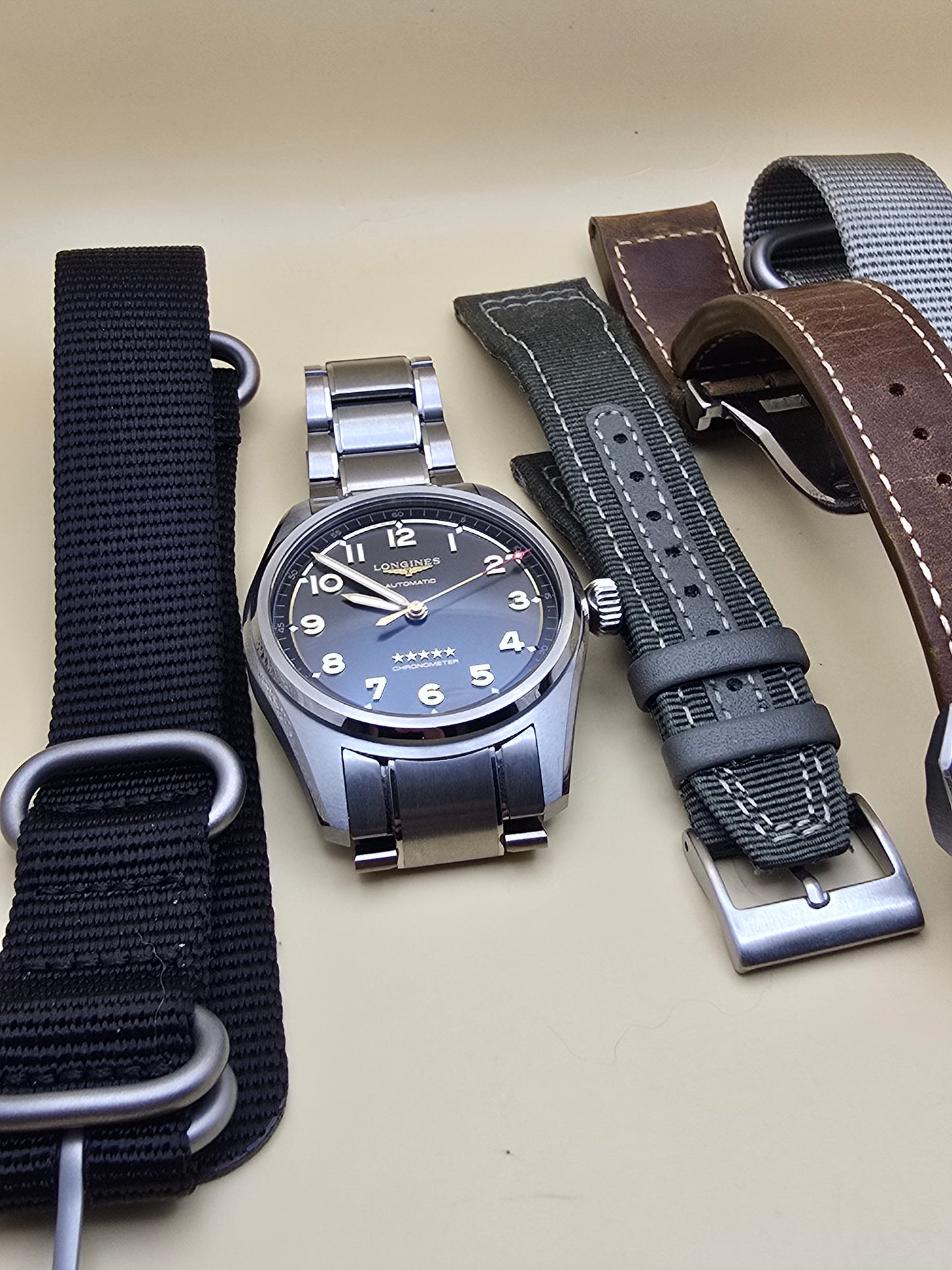 Longines Spirit Titanium 40mm  full set 2025 + extra curele