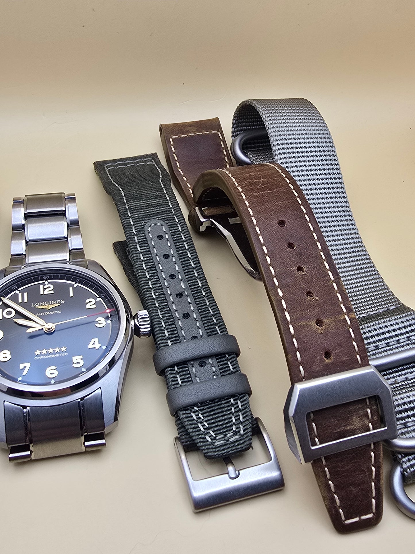 Longines Spirit Titanium 40mm  full set 2025 + extra curele