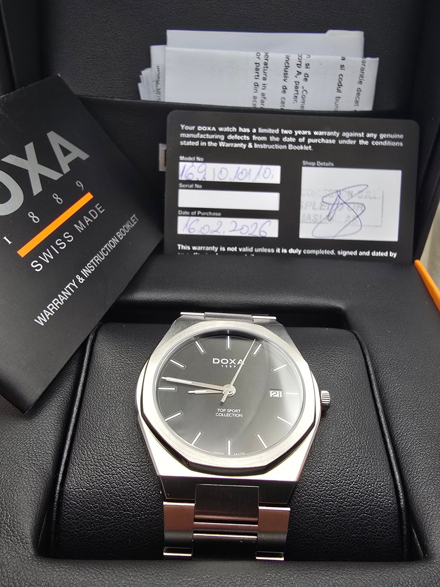 Doxa Top Sport 40mm full set