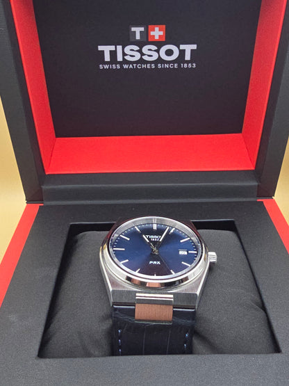 Tissot PRX Blue 40mm cutie/supracutie