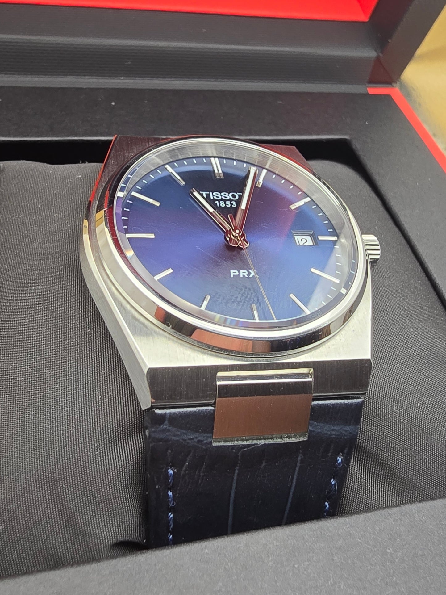 Tissot PRX Blue 40mm cutie/supracutie