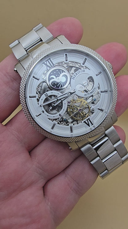 Heritor Aries Skeleton Automatic 46mm nou