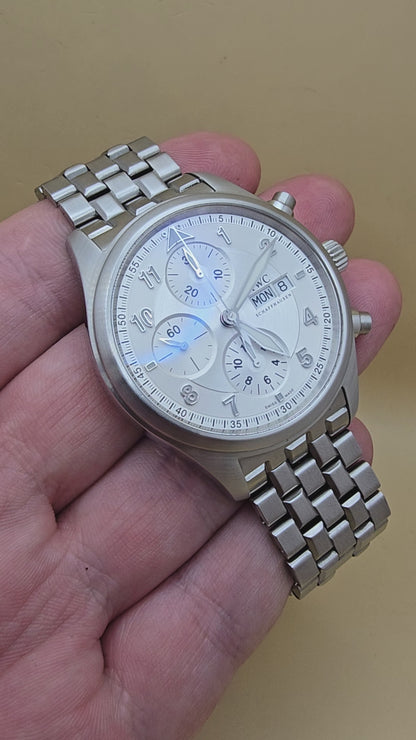 IWC Spitfire Chrono White Dial 42mm 2800eur