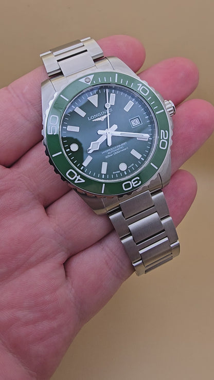 Longines Hydroconquest New Green Ceramic 42mm full set nou 31.07.2026