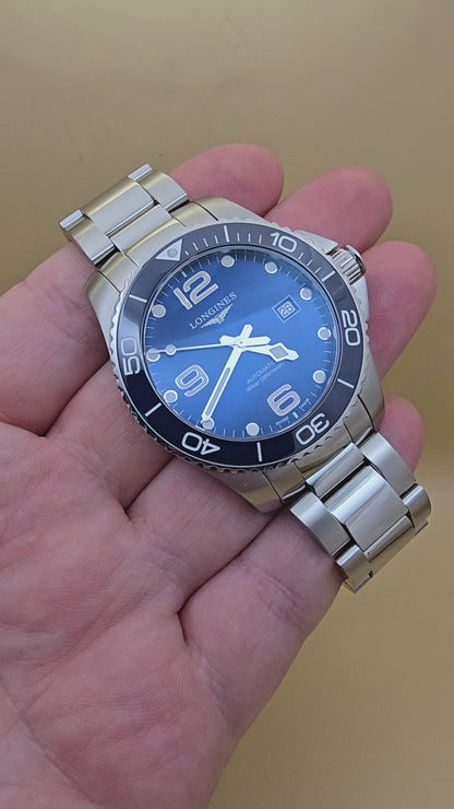 Longines Hydroconquest Ceramic Blue 43mm full set(cutie model nou)