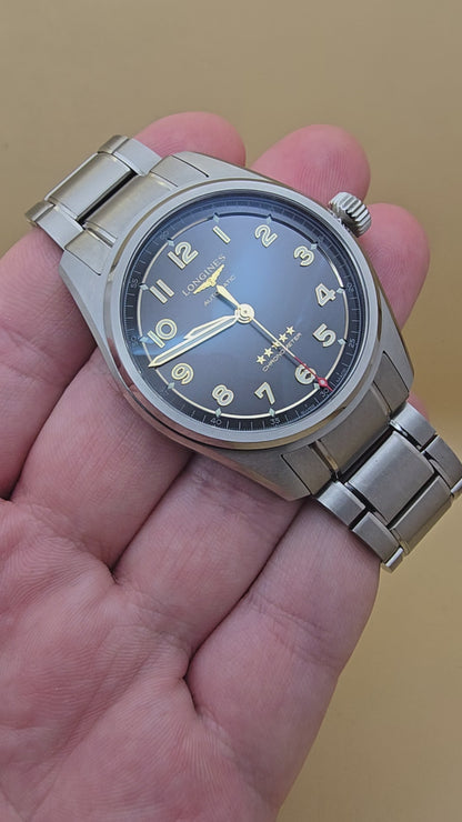 Longines Spirit Titanium 40mm  full set 2025 + extra curele