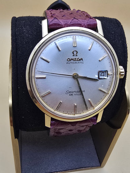 *Vintage* Omega Seamaster DeVille 18k gold capped 34mm