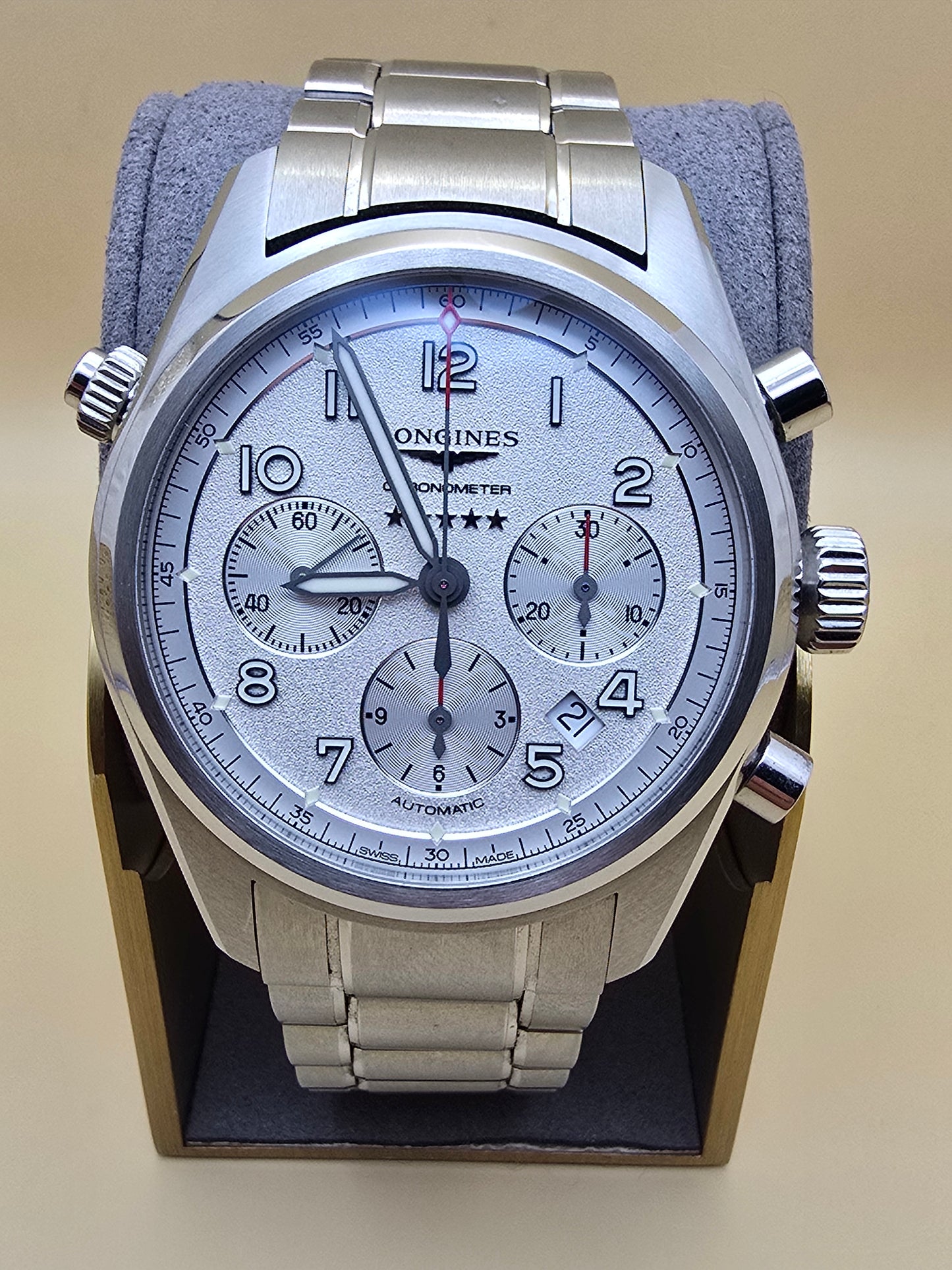 Longines Spirit Chronometer Cronograph 42mm card/cutie/supracutie
