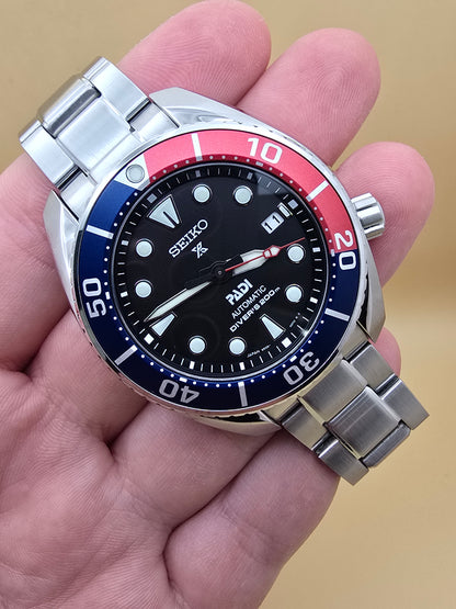 Seiko Sumo Pepsi 6R35 45mm full set 2024