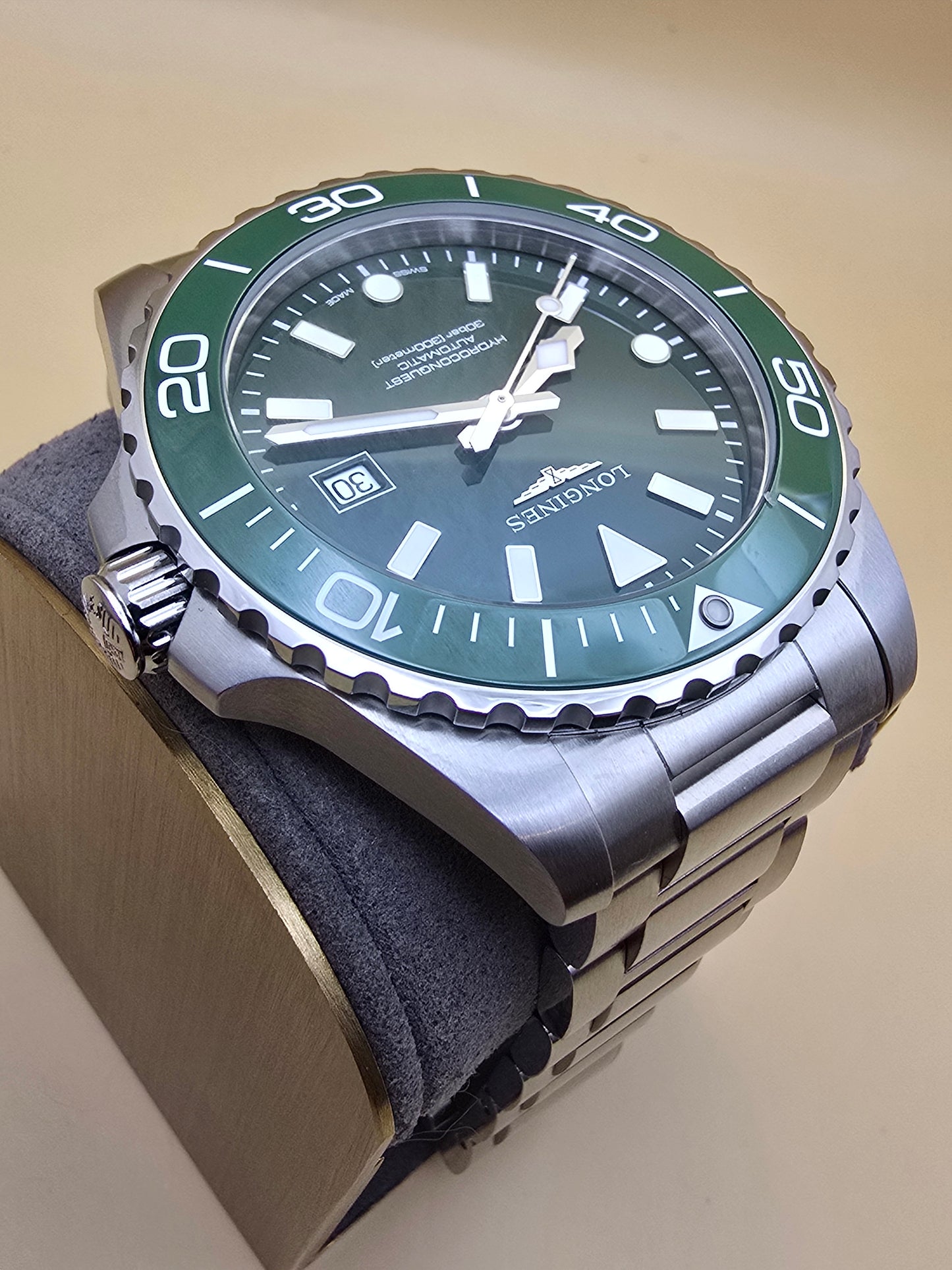 Longines Hydroconquest New Green Ceramic 42mm full set nou 31.07.2026