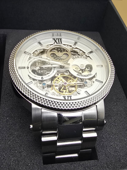 Heritor Aries Skeleton Automatic 46mm nou