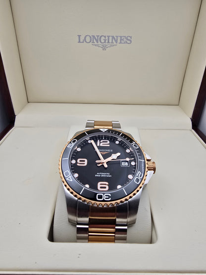 Longines Hydroconquest Rose Gold 41mm Automatic cutie/supracutie REZERVAT