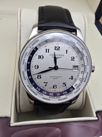 Longines Master Collection World Time GMT 38.5mm cutie originală