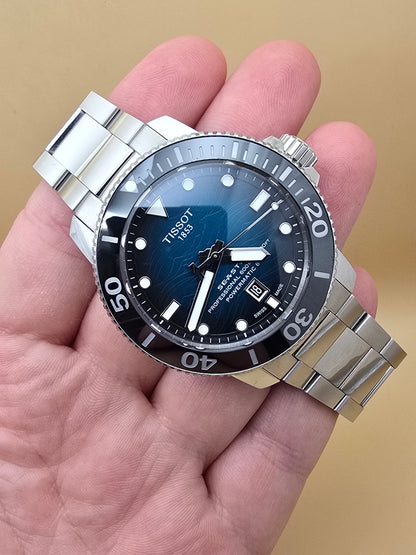 Tissot Seastar 2000 Ceramic 600m Powermatic80 46mm cutie/acte