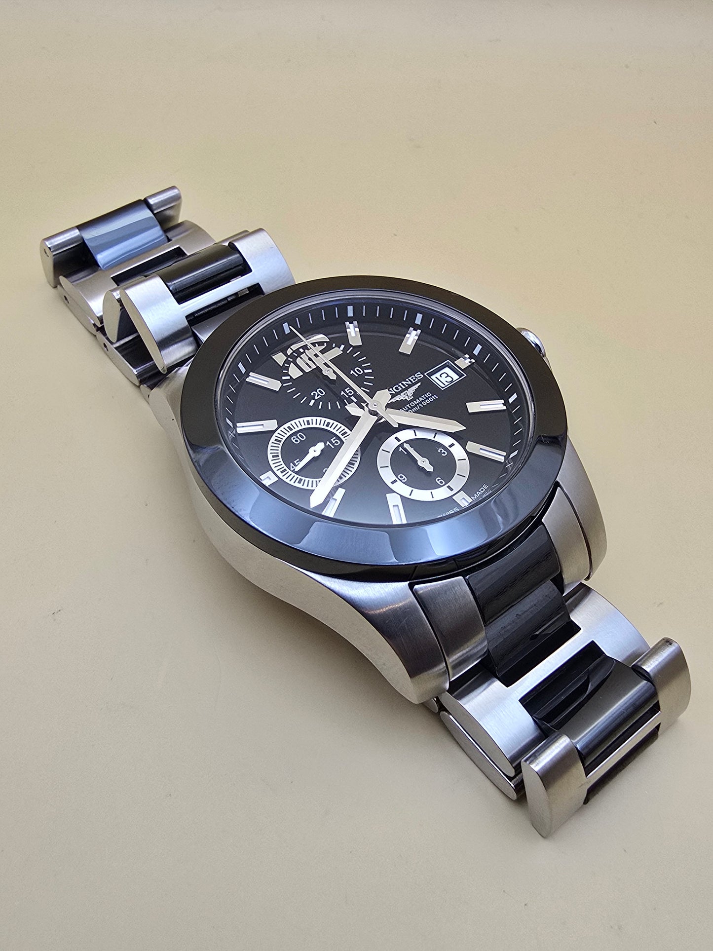 Longines Conquest Ceramic Cronograph 41mm full set