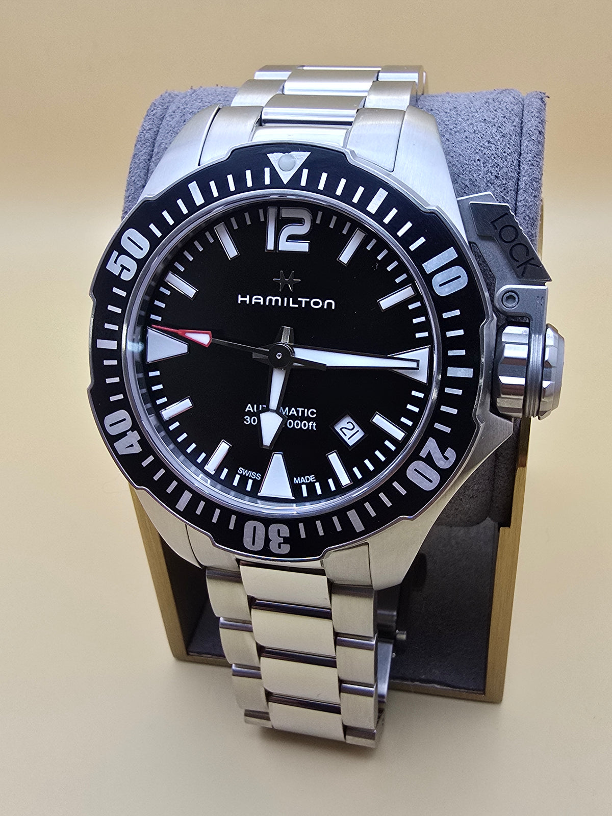 Hamilton Khaki Navy Frogman 42mm 2025 cutie/supracutie/garanție+factură dealer