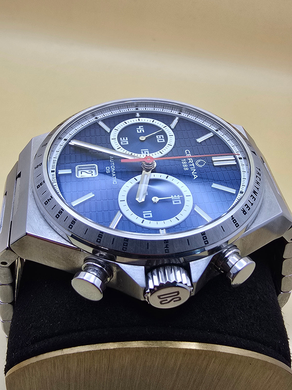 Certina DS-7 Chrono Blue full set 42mm 08.2026