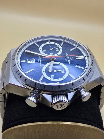 Certina DS-7 Chrono Blue full set 42mm 08.2026