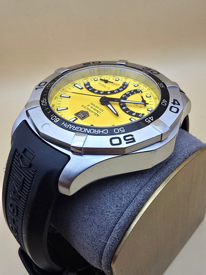 TAG Heuer Aquaracer Yellow Caliber S 43mm full set