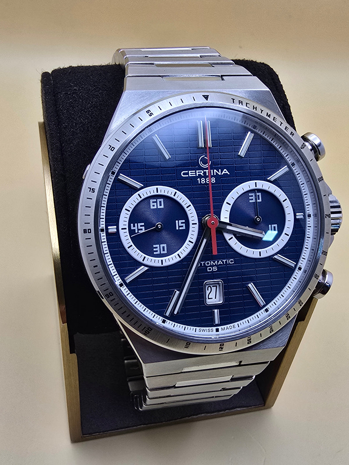 Certina DS-7 Chrono Blue full set 42mm 08.2026