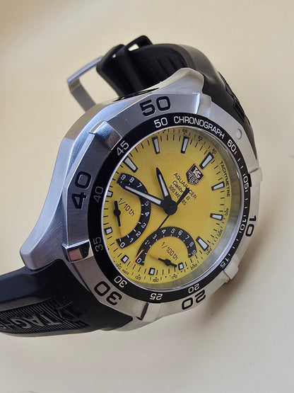 TAG Heuer Aquaracer Yellow Caliber S 43mm full set