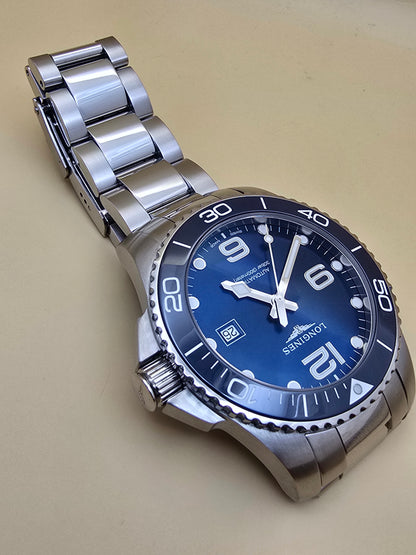Longines Hydroconquest Ceramic Blue 43mm full set(cutie model nou)