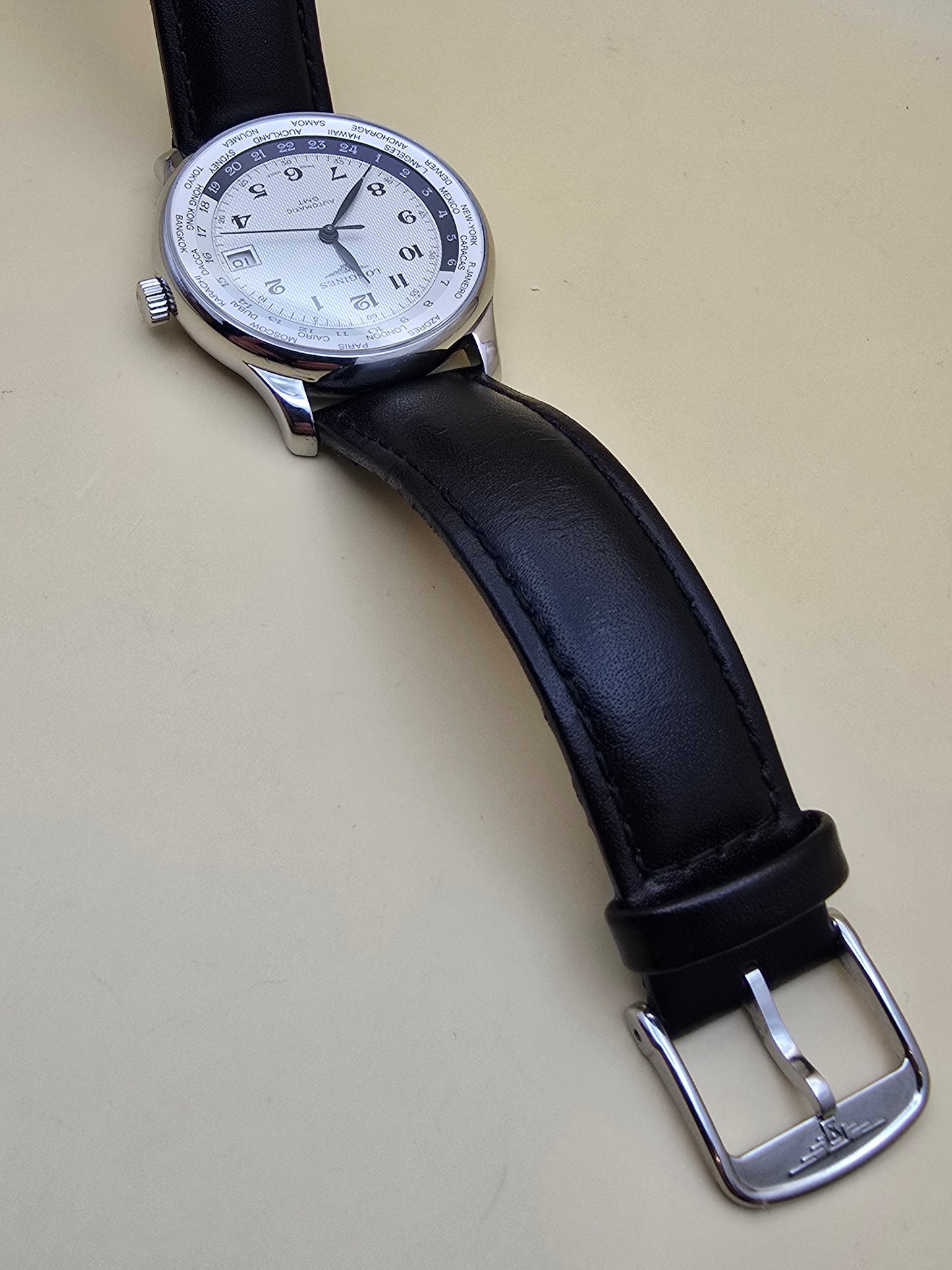 Longines Master Collection World Time GMT 38.5mm cutie originală