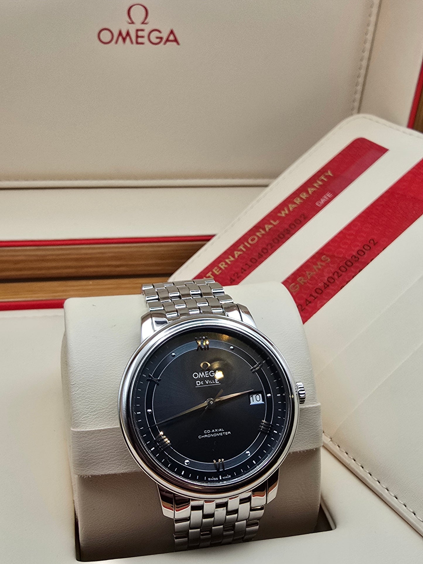Omega De Ville Blue Co-Axial full set