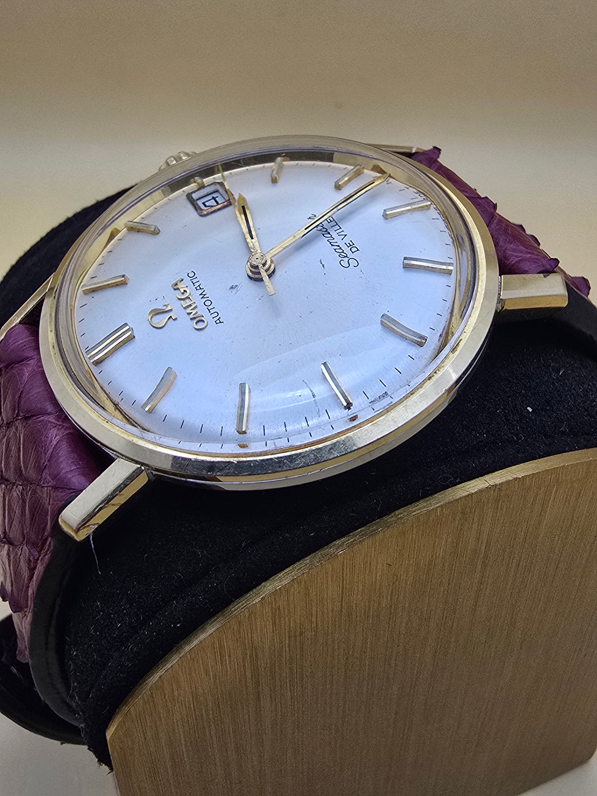*Vintage* Omega Seamaster DeVille 18k gold capped 34mm