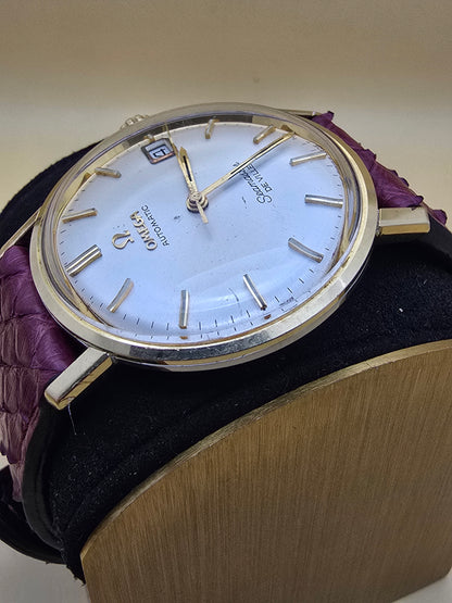 *Vintage* Omega Seamaster DeVille 18k gold capped 34mm